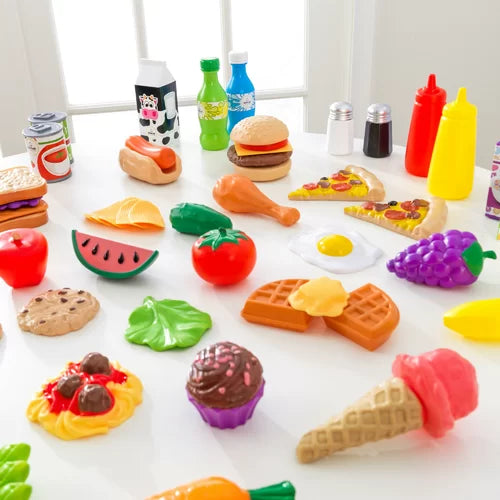 65 Piece Play Food Set