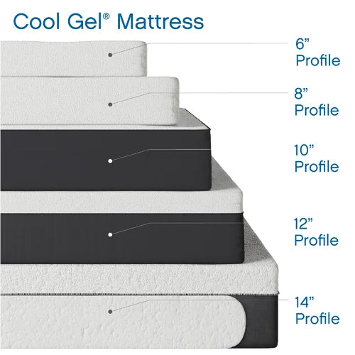 8" Medium Cool Gel Memory Foam Mattress