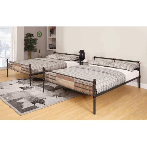 Abrego Queen Over Queen Standard Bunk Bed by Greyleigh™ Teen