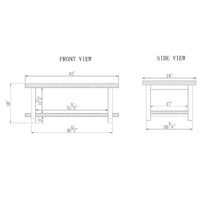 Alezzi 4 Legs Coffee Table