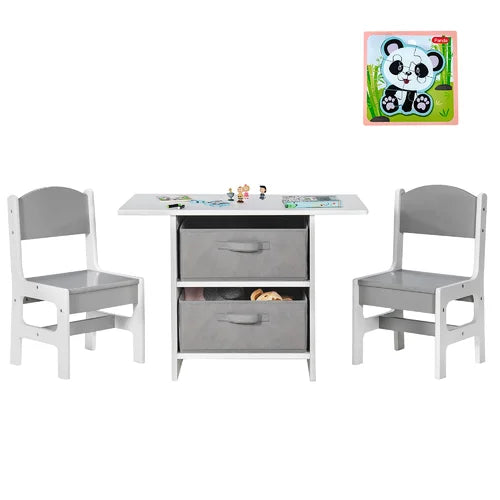 Batul Kids 3 Piece Rectangular Play / Activity Table and Chair Set
