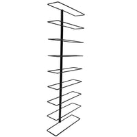 Cass Wall Mounted Wine Bottle Rack in Black
