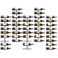 Cass Wall Mounted Wine Bottle Rack in Black