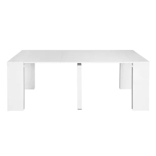 Dary Glossy White Extendable Dining Table