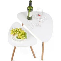 Daviney 3 Legs Double Nesting Coffee Table