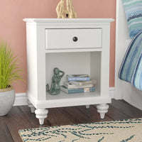 Delacour Solid + Manufactured Wood Nightstand