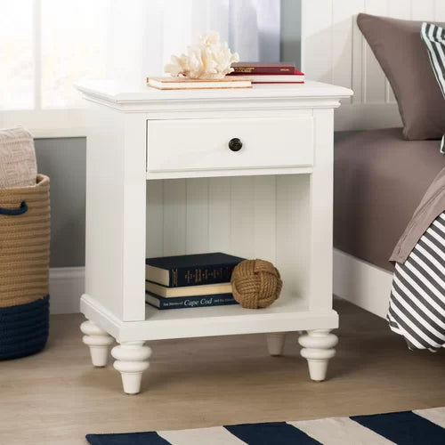 Delacour Solid + Manufactured Wood Nightstand