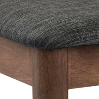 Dioni Fabric Side Chair in Grey (Set of 2)