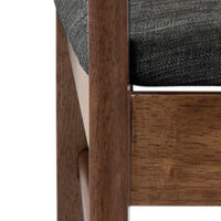Dioni Fabric Side Chair in Grey (Set of 2)