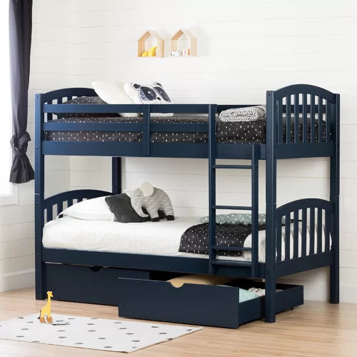 Emyree Bunk Bed with Storage Drawers