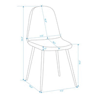 Gillham Side Chair in Brown (Set of 4)