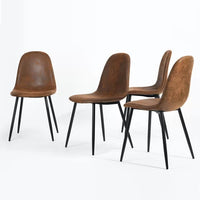 Gillham Side Chair in Brown (Set of 4)