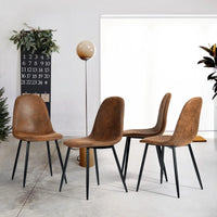 Gillham Side Chair in Brown (Set of 4)
