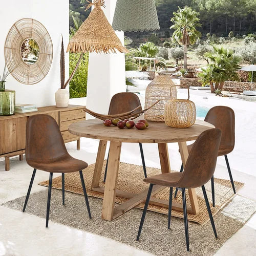 Gillham Side Chair in Brown (Set of 4)