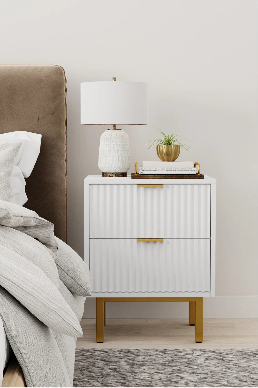 Glenbrook Solid + Manufactured Wood Nightstand