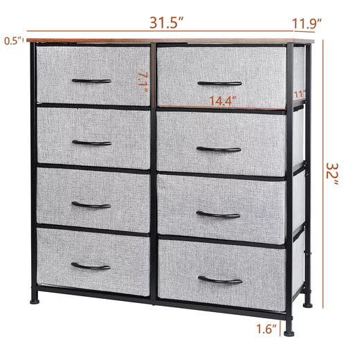 Kareem 8 - Drawer Dresser