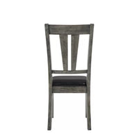 Katarina Slat Back Side Chair in Grey Oak (Set of 2)