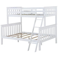 Kawamoto Twin Over Full Solid Wood Standard Bunk Bed by Viv + Rae