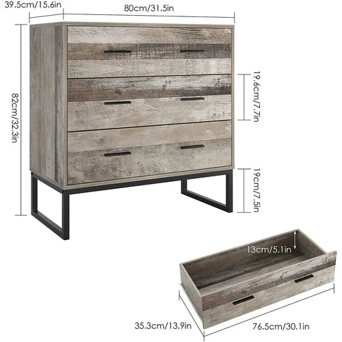 Kedrian 3 - Drawer Dresser