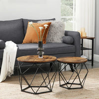 Thumbnail for Keema Frame 2 Piece Bunching Coffee Table Sets
