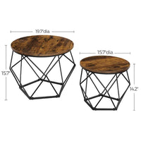 Thumbnail for Keema Frame 2 Piece Bunching Coffee Table Sets