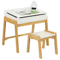 Kids 2 Piece Rectangular Play / Activity Table and Chair Set