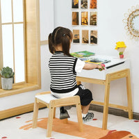 Kids 2 Piece Rectangular Play / Activity Table and Chair Set
