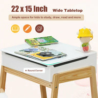 Kids 2 Piece Rectangular Play / Activity Table and Chair Set