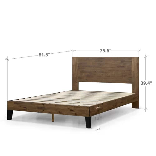 Kira Solid Wood Bed