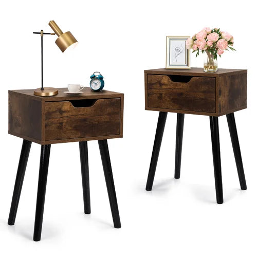 Livingston Manufactured Wood Nightstand (Set of 2)