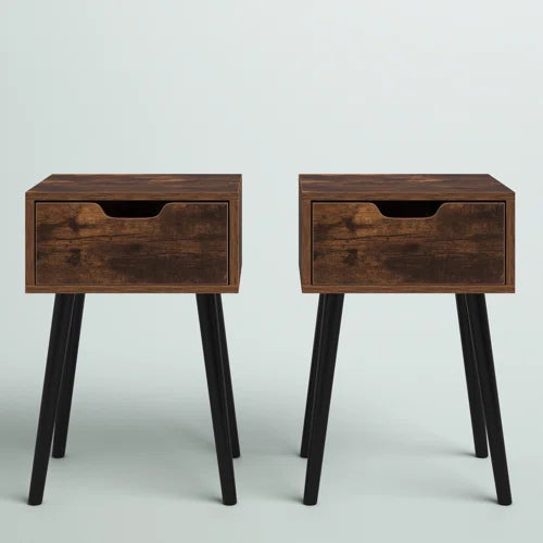 Livingston Manufactured Wood Nightstand (Set of 2)