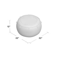 Lorna Upholstered Pouf
