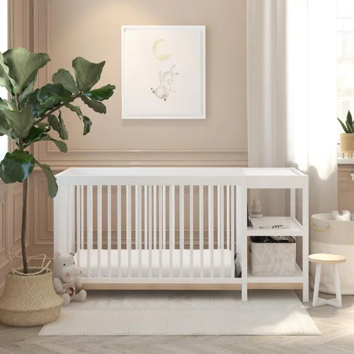 Louisa 3-in-1 Convertible Crib & Changer