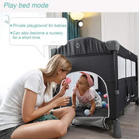 Thumbnail for Newborn Upholstered Crib