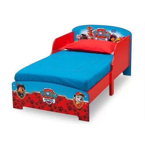 Nick Jr. Paw Patrol Toddler Solid Wood Platform Bed by Delta Children