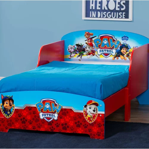 Nick Jr. Paw Patrol Toddler Solid Wood Platform Bed by Delta Children