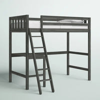 Pauletta Twin Panel Loft Bed with Built-in-Desk by Greyleigh™ Baby & Kids