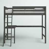 Pauletta Twin Panel Loft Bed with Built-in-Desk by Greyleigh™ Baby & Kids