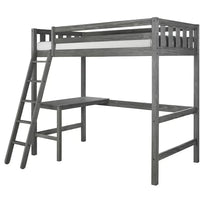 Pauletta Twin Panel Loft Bed with Built-in-Desk by Greyleigh™ Baby & Kids