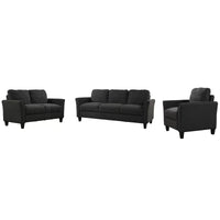 Thumbnail for Polyester-Blend 3 Pieces Sofa Set