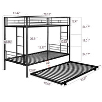 Thumbnail for Roelke Metal Bunk Bed