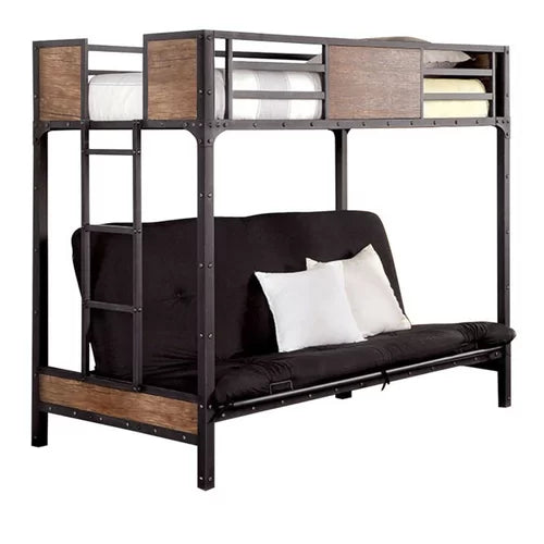 Sarvis Futon Bunk Bed by Harriet Bee