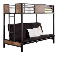 Thumbnail for Sarvis Futon Bunk Bed by Harriet Bee