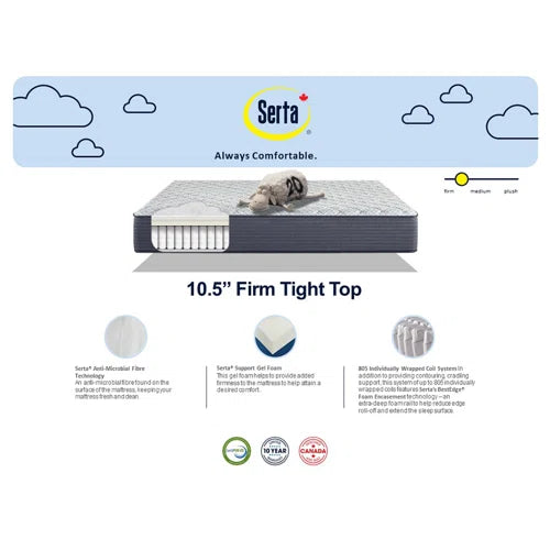 Serta 10.5" Firm Tight Top Mattress