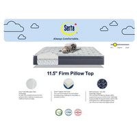Thumbnail for Serta 11.5 Inch Firm Pillow Top Mattress