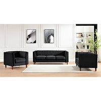 Thumbnail for Soyer 3 Piece Velvet Configurable Living Room Set