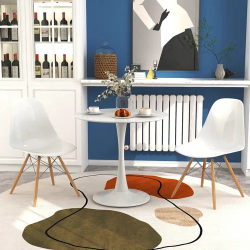 Tylenn 32'' Iron Pedestal Dining Table