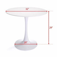 Tylenn 32'' Iron Pedestal Dining Table