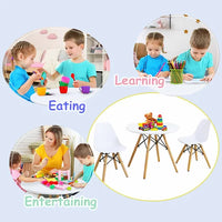 Vezina Kids 3 Piece Round Play / Activity Table and Chair Set