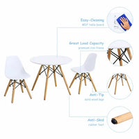 Vezina Kids 3 Piece Round Play / Activity Table and Chair Set
